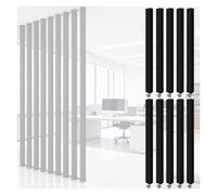 PEYNIR Poteau de partition Poteau de séparation Murale Personnalisable pour Bureau, Réglable Colonne de séparation de pièce pour escalier intérieur/Balcon/Couloir(10pcs(W 100cm),H 205cm)