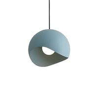PEYNIR Simplicity Circle Pendant Light Industrial Retro Pendant Lights Luminaires Lustre de Style Vintage en métal Noir E26 / E27 Lampe Suspendue pour îlot de Cuisine, Ferme, Salon, Restaurant