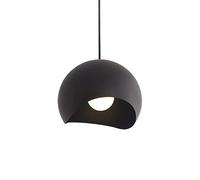 PEYNIR Simplicity Circle Pendant Light Industrial Retro Pendant Lights Luminaires Lustre de Style Vintage en métal Noir E26 / E27 Lampe Suspendue pour îlot de Cuisine, Ferme, Salon, Restaurant