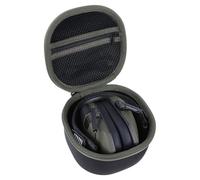 Peyyargo Dur Étui de Protection Compatible avec les Casques Antibruit de Tir Walker's Game Ear Razor Slim et PROHEAR 066/030 (Noir+Vert Militaire)
