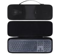 Peyyargo Dur Étui de Protection Compatible avec Logitech MX Keys Plus/MX Keys/MX Keys S Clavier (Noir)