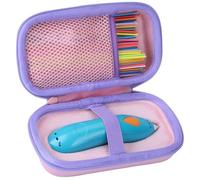 Peyyargo Étui de Protection pour 3Doodler Start+ Stylo 3D | Coque EVA Rigide avec Sangle Réglable, Résistant Chocs Rayures, Multi Usages, Sac Portable, Accessoire pour Stylo 3D