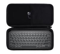 Peyyargo Étui de Protection pour Logitech MX Keys Mini Minimaliste Clavier | Coque EVA Rigide, Résistant Chocs Rayures, Multi Usages, Sac Portable, Accessoire pour Clavier, Noir