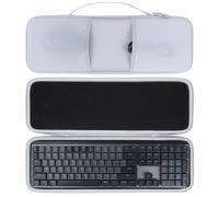 Peyyargo Étui de Protection pour Logitech MX Mechanical Clavier (Blanc) | Coque EVA Rigide, Résistant Chocs Rayures, Multi Usages, Sac Portable, Accessoire pour Clavier