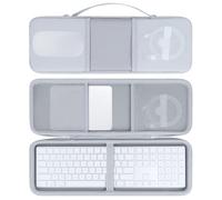 Peyyargo Étui pour Apple Magic Keyboard avec pavé numérique | Coque EVA Rigide, Anti-Chocs & Rayures, Multi-Usages, Compartiments Séparés, Sac Transport Clavier Pavé Numérique