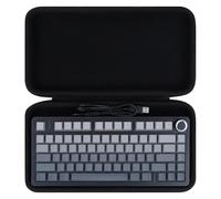 Peyyargo Étui pour Clavier Mécanique Gaming 75 % Aula F75 / F75 Pro (Noir) | Compatible Aussi : F75 Max /RedThunder K84 /YUNZII B75 Pro/Corsair K65 Plus /RK Royal KLUDGE R75/RK84 /AJAZZ AK820, Antichoc