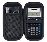 Peyyargo Hard Étui de Protection Compatible avec Texas Instruments TEX-TI36XPRO/ TI-30XB/ TI-30 XIIS FC/TI-30XS/ TI 30X Pro/TI-30XIIB/ TI30XA Calculatrice Scientifique (Noir)