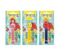 PEZ Little Mermaid Lot de 12 distributeurs de bonbons avec 2 recharges de 17 g