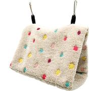 PEZEEU hamac Suspendu pour Perroquet Cage à Oiseaux nid d'oiseau nid d'hiver ou Cage Niche à Oiseaux pour Petits Animaux Maison Suspendue lit balançoire (m)