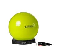 Pezzi Ballon de Gymnastique Standard Ø 42 cm à 75 cm avec Coque de Balle et Pompe à Ballon Charge Max. 400 kg, Vert Tilleul, Ø 65 cm - BIS 175 cm Körpergröße