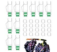 Pezzi Clip Per Piante Riutilizzabili | Ganci Con Spago per Pomodori e Rampicanti Supporti da Giardinaggio Rampicanti, Fiori, Serra Balcone