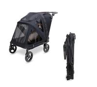 PF Poussette pliable pour animal domestique Noir Taille M