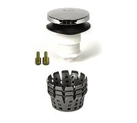 PF WaterWorks TubSTRAIN PF0936-CH Bouchon de vidange universel pour baignoire avec raccords 3/8" et 5/16" Chromé