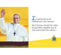 PF051 - Carte postale - Pape François - Le secret de la vie ...