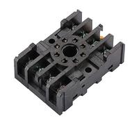 PF085A 8 Pin Relay Socket Base | 300V 7A Rail Mount Holder for JQX - 10F / JSZ3 / JTX - 2C Relays | Sturdy Flame Retardant Plastic Replacement