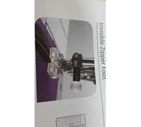 PFAFF Pied de braguette invisible, 820474096, Plastique, Pied de couture pour machine à coudre