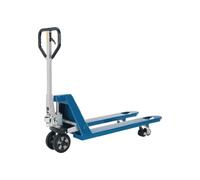 PFAFF Transpalette L. fourche 1150 mm cap.ch. 2500 kg acier bleu ciel, RAL 50...