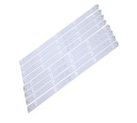 PFCFPNMTGV 1 ensemble = 8 pièces 840 mm Bande de rétroéclairage LED compatible for la bande LCD LED-43b550 AHKK43D10R / L-zc14f-03 303AK430032 Bande lumineuse pour téléviseur