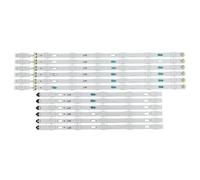 PFCFPNMTGV Bande de rétroéclairage LED 12 pièces compatible for Samsung V6DU-490DCA 490DCB-R0 UE49JU7500 UE49JU6740 UE49JU6690 UE49MU6200 UE49MU6100 Bande lumineuse pour téléviseur