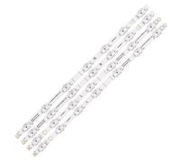 PFCFPNMTGV Bande de rétroéclairage LED 4/12 pièces, compatible avec Hisense SVH425A1 JL.D425E1330-003BS 43H6500G 43R6000GM 43A603AMV 43R6E3 Bande lumineuse pour téléviseur(12PCS(3TV))