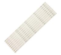 PFCFPNMTGV Bande de rétroéclairage LED 9 pièces 5 lampes compatibles for TCL TV 60A730U 60U6700C U60V6026 LVU600LG0T5 60HR330M05A0 V4 TOT_60D2900_9X5_3030C Bande lumineuse pour téléviseur