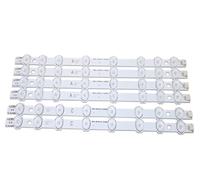 PFCFPNMTGV Bande de rétroéclairage LED compatible for téléviseur Hitachi 42" 374 mm 8 lampes Innotek 42FHD-L NDV REV0.2 42HXT12U VES420UNDL-N01 LED42F7275 Bande lumineuse pour téléviseur