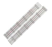 PFCFPNMTGV Lot de 2 bandes rétroéclairage LED compatibles avec le téléviseur UHD Hisense JL.D550C1330-006BS-M_V01 55S1 CAIXUN 55" CX55S1USM Bande lumineuse pour téléviseur(8PCS(1Set))