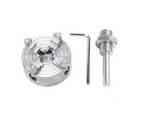 PFCFPNMTGV Mandrin à 4 mors en alliage de zinc, bielle, mandrin de tournage à bois autocentrant, accessoire de serrage en option for mini-tour à métaux mandrins(4 Jaw Chuck Set)