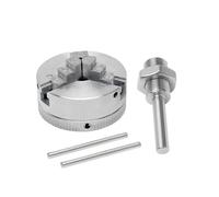 PFCFPNMTGV Mandrin à 4 mors en alliage de zinc, bielle, mandrin de tournage à bois autocentrant, accessoire de serrage en option for mini-tour à métaux mandrins(4 claws)