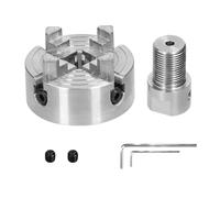 PFCFPNMTGV Mandrin de tour 3/4 mors, centrage manuel, boulon de montage for rectifieuse, fraiseuse, tour, 3,17 mm/5 mm/8 mm mandrins(4 jaws-3.17mm)
