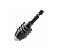 PFCFPNMTGV Mini mandrin de perceuse sans clé 0,3-8 mm, forets électriques auto-serrants, outils fixation pince, tige hexagonale 1/4", convertisseur à changement rapide mandrins(0.3-6.5 6.35mm Hex)