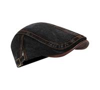 PFCORI Bérets en coton confortable et respirant pour l'extérieur - Convient pour diverses occasions et tenues - Taille réglable, Noir/blanc, X-Small-Large