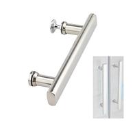 PFDHK Poignées De Porte De Douche, Barre D'appui For Porte En Verre De Salle De Bain, Poignée De Porte De Rampe En Acier Inoxydable,For Salle De Bain, Baignoire, Cuisine(Length 400mm)