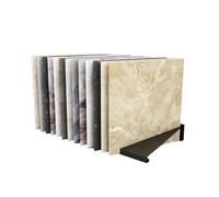 PFDHK Présentoir D'échantillons De Carrelage, Support De Rangement D'échantillons De Carrelage À 13 Grilles, Support D'échantillons en Métal Et Céramique, Capacité De 330 LB(100x20x10cm)