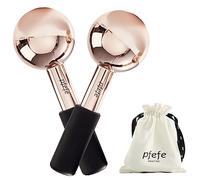 pfefe Globes de glace pour le visage et les yeux, bâtons cryogéniques incassables en acier inoxydable pour les routines de beauté, globes à froid pour les gonflements, les rides, les cernes, les maux