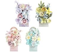 Pfeifenreiniger Bastelset - PP Biegbare Basteldraht Sticks | Kreativ Draht Set,Flexible Strauß DIY Kunst Material Zubehör Kit, Muttertag Hochzeit Schule Zuhause Bastelprojekte Dekoration