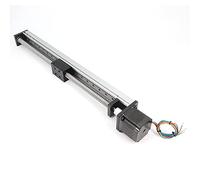 Pfeilzieher Actionneur linéaire à Course de 400 mm avec Rails linéaires carrés, vis à Billes SFU1605 et Moteur Pas à Pas NEMA23 pour pièces de routeur CNC DIY (Axes XYZ).