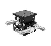 Pfeilzieher Table coulissante à axe XYZ LD80-L-2 Station de Rectification 80 mm Plateforme de déplacement Manuel Table coulissante à Plateau linéaire XYZ80 Double Rail Transversal