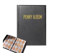 Pfennig Album pour 108 pièces de 1 Euro, classeur de pièces Portable à Exposer comme Souvenir de Voyage pour la Maison et Les