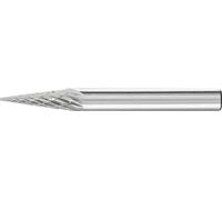 PFERD 21115026 Fraise sur tige cône Longueur 55 mm Dimension produit, Ø 6 mm Longueur de travail 18 mm Diamètre de tige 6 mm