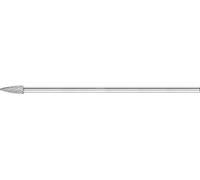 PFERD 21117627 Fraise sur tige arc en plein cintre Longueur 170 mm Dimension produit, Ø 8 mm Longueur de travail 20 mm Diamètre