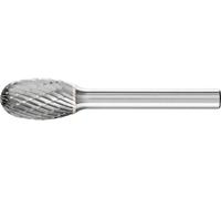 PFERD 21135126 Fraise sur tige goutte Longueur 60 mm Dimension produit, Ø 12 mm Longueur de travail 20 mm Diamètre de tige 6 mm