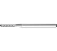 PFERD 21205053 Fraise sur tige cylindre Longueur 40 mm Dimension produit, Ø 2 mm Longueur de travail 10 mm Diamètre de tige 3 mm