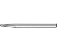 PFERD 21211023 Fraise sur tige Carbure de tungstène boule 2 mm Longueur 33 mm Dimension produit, Ø 2 mm Longueur de travail 1.5
