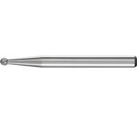 PFERD 21211033 Fraise sur tige Carbure de tungstène boule Longueur 33 mm Dimension produit, Ø 2 mm Longueur de travail 1.5 mm