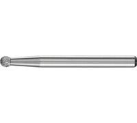 PFERD 21211073 Fraise sur tige Carbure de tungstène boule 3 mm Longueur 33 mm Dimension produit, Ø 3 mm Longueur de travail 2 mm