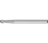 PFERD 21211083 Fraise sur tige Carbure de tungstène boule 3 mm Longueur 33 mm Dimension produit, Ø 3 mm Longueur de travail 2 mm