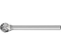 PFERD 21213083 Fraise sur tige Carbure de tungstène boule 6 mm Longueur 35 mm Dimension produit, Ø 6 mm Longueur de travail 5 mm