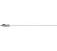 PFERD 21222757 Fraise sur tige ogive Longueur 88 mm Dimension produit, Ø 6 mm Longueur de travail 13 mm Diamètre de tige 3 mm