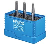 PFERD TOOLS 21901306 Set de fraises sur tige Carbure de tungstène Diamètre de tige 6 mm